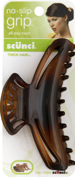 Scunci Jaw Clip, Thick Hair