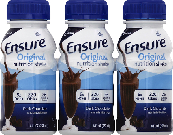 Ensure Nutrition Shake, Original, Dark Chocolate