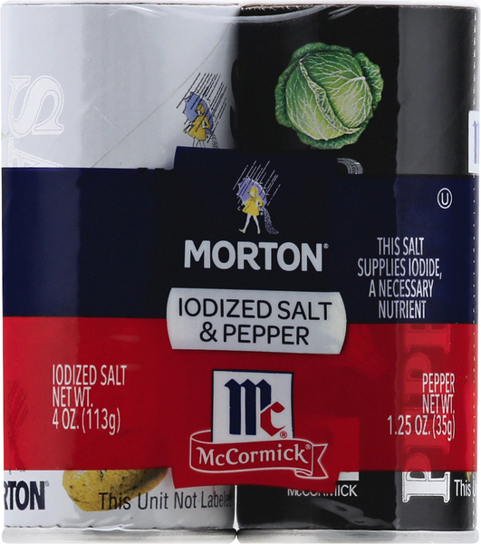 Morton Iodized Salt & Pepper