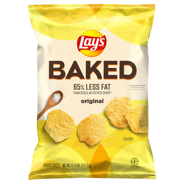 Lays Potato Chips, Original, Baked