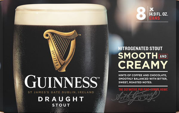 Guinness Beer, Stout, Draught