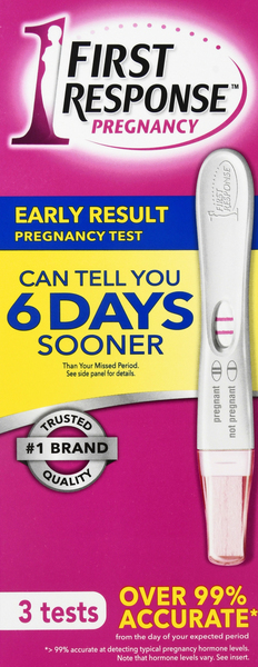 First Response Pregnancy Test, Early Result