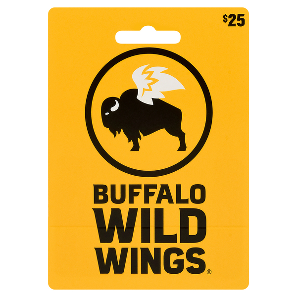 Buffalo Wild Wings Gift Card, $25