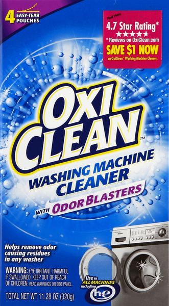OxiClean Washing Machine Cleaner, with Odor Blasters