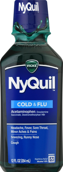 Vicks Cold & Flu, Nighttime Relief