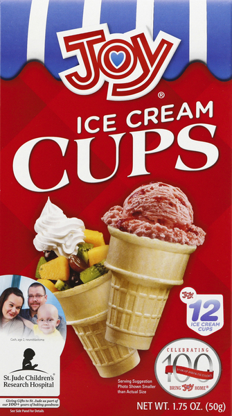 12 oz Red Ice Cream Cups