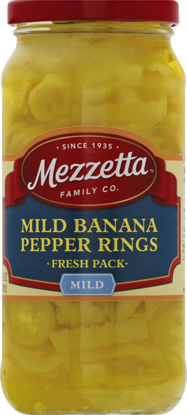 Mezzetta Pepper Rings, Deli-Sliced, Mild