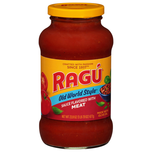 Ragu Sauce, Flavored with Meat
