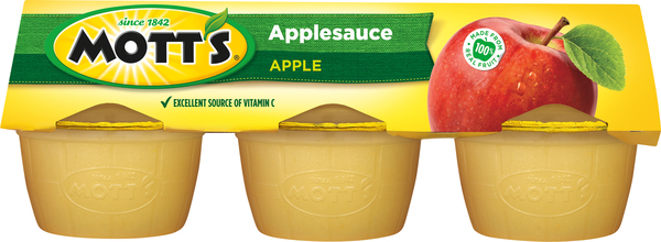 Mott's Applesauce, Apple, 6 Pack