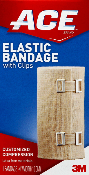 ACE Bandage, Elastic, with Clips