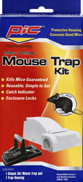 PIC Mouse Trap Kit, Indoor/Outdoor