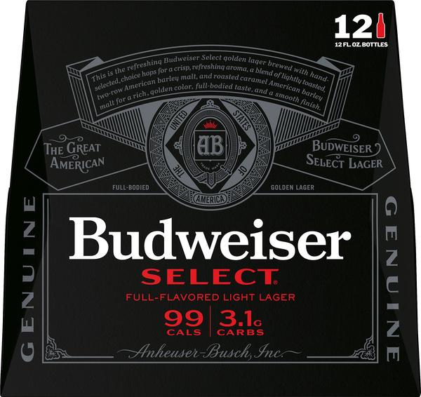Budweiser Beer, Full-Flavored Light Lager