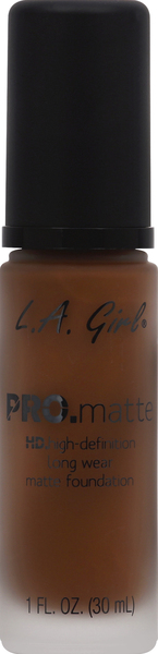 LA Girl Liquid Foundation, Matte, Long Wear, Espresso GLM723