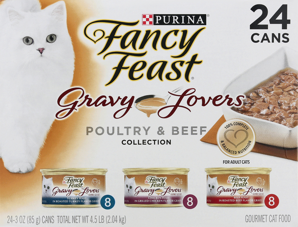 Fancy Feast Cat Food, Poultry & Beef Collection