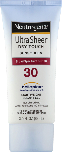 Neutrogena Sunscreen, Dry-Touch, Broad Spectrum SPF 30