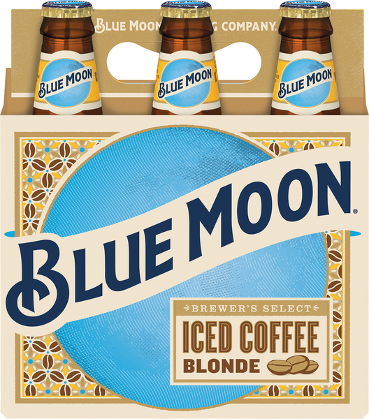 Blue Moon Beer, Blonde, Iced Coffee