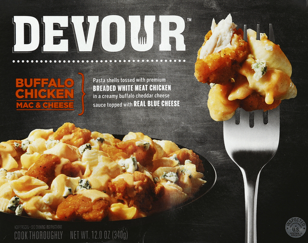 Devour Buffalo Chicken Mac & Cheese