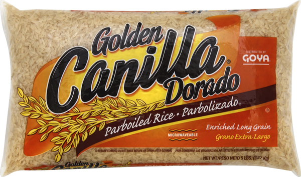 Canilla Parboiled Rice, Enriched, Long Grain