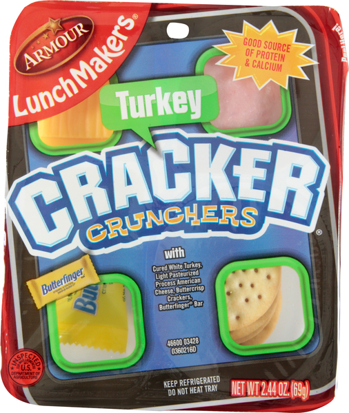 Armour LunchMakers, Cracker Crunchers, Turkey