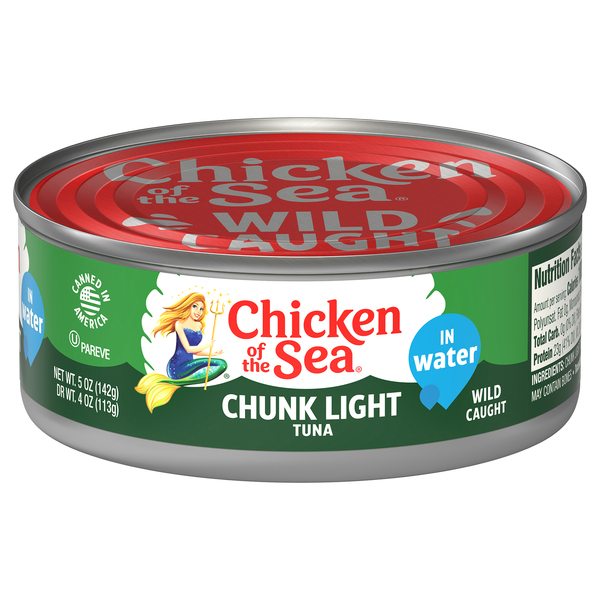 Chicken of the Sea Tuna, Chunk Light, in Water