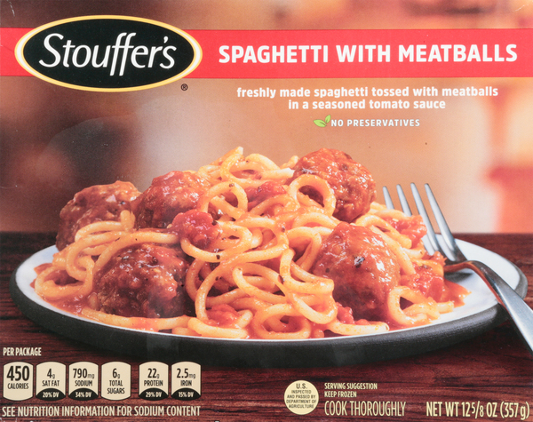 Stouffer's Spaghetti with Meatballs