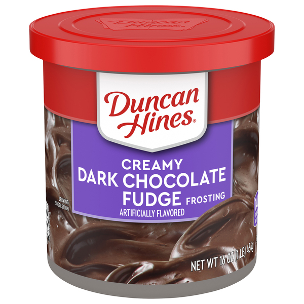 Duncan Hines Frosting, Creamy Dark Chocolate Fudge