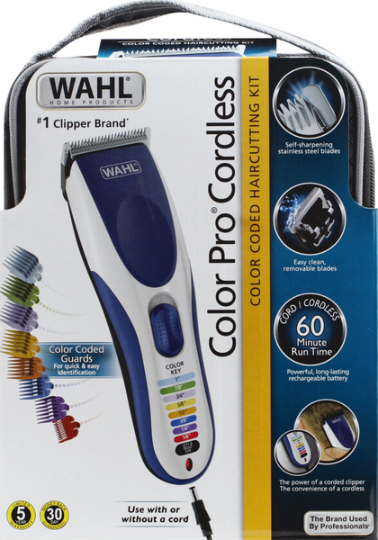 Wahl Haircutting Kit, Color Coded, Cordless