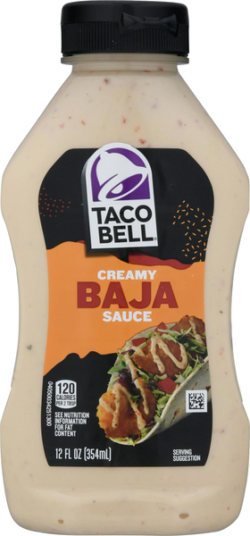 Taco Bell Sauce, Baja, Creamy