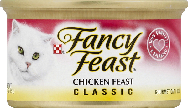 Fancy Feast Gourmet Cat Food, Chicken Feast, Classic Pate