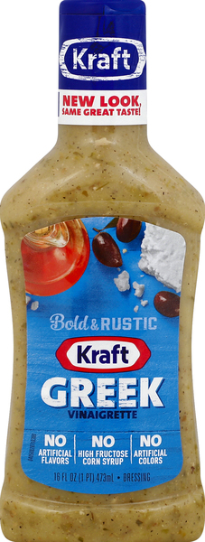 Kraft Dressing, Greek Vinaigrette