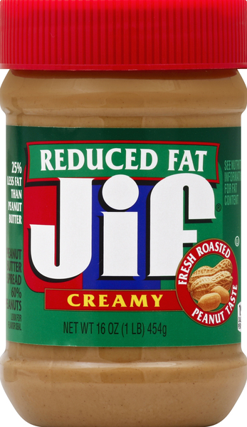 Jif Peanut Butter Spread, Creamy, Reduced Fat