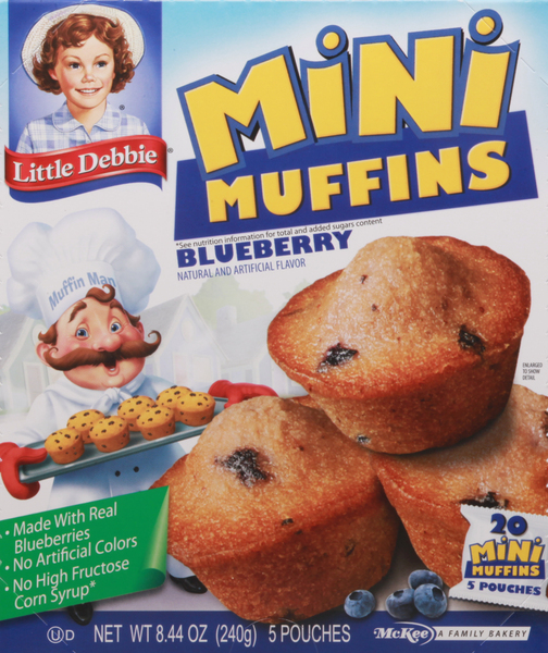 Little Debbie Muffins, Little, Blueberry