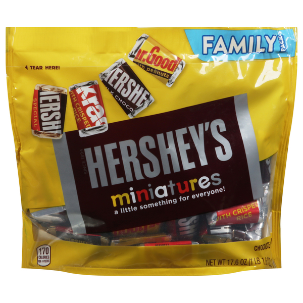 Hershey's Chocolate Candy, Miniatures, Family Pack