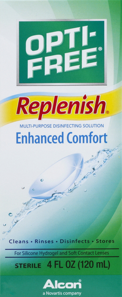 Opti-Free Multi-Purpose Disinfecting Solution, Enhanced Comfort