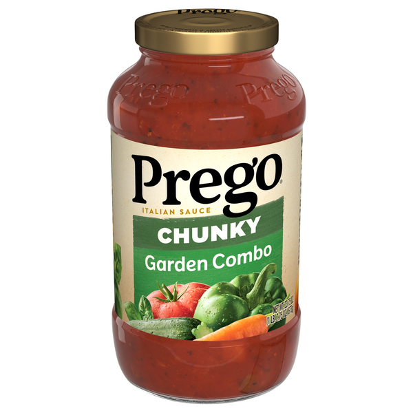 Prego Italian Sauce, Garden Combo, Chunky