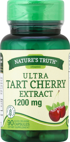 Nature's Truth Tart Cherry, Ultra Extract, 1200 mg, Quick Release Capsules