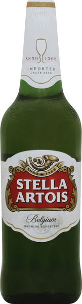 Stella Artois Beer, Imported, Lager