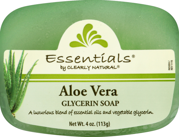 Clearly Natural Soap, Glycerin, Aloe Vera