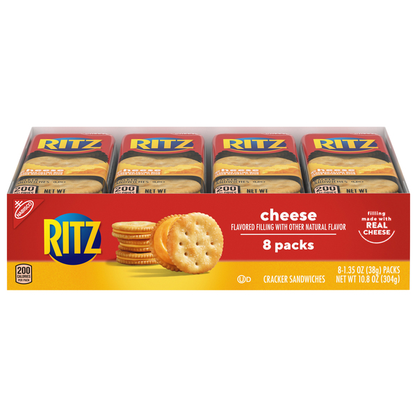 Nabisco Ritz Cheese Cracker Sandwiches - 8 CT