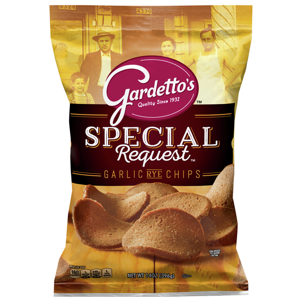 Gardetto's Chips, Garlic Rye