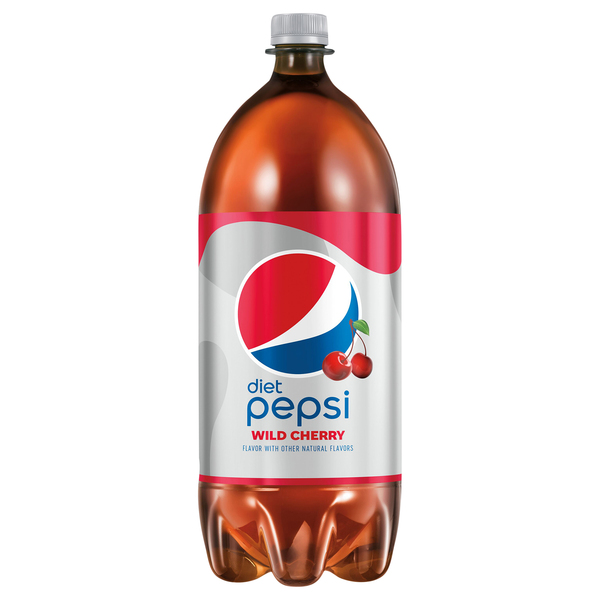 Pepsi Soda, Diet, Wild Cherry Flavor