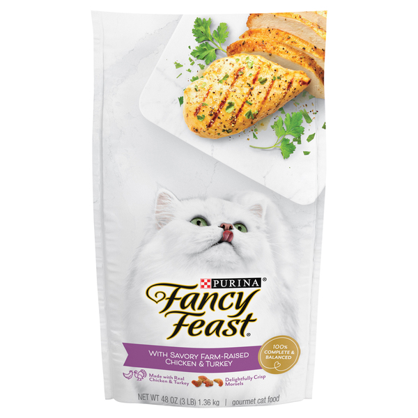 Fancy Feast Cat Food, Gourmet, with Savory Chicken & Turkey