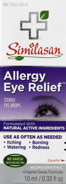 Similasan Eye Drops, Sterile, Allergy Eye Relief
