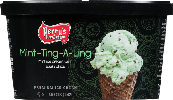 Perry's Ice Cream Ice Cream, Premium, Mint-Ting-A-Ling