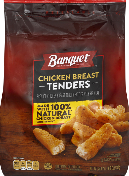 Banquet Chicken Breast Tenders, Family Pack