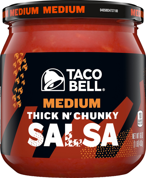 Taco Bell Salsa, Thick N' Chunky, Medium