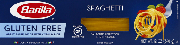 Barilla Spaghetti, Gluten Free