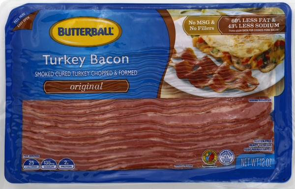Butterball Turkey Bacon, Original