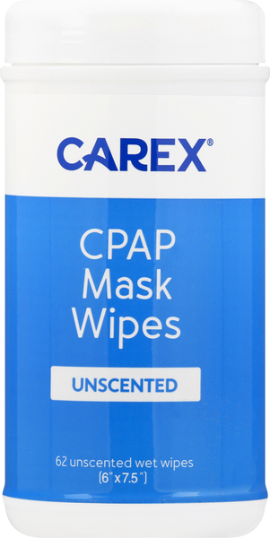 Carex CPAP Mask Wipes, Unscented