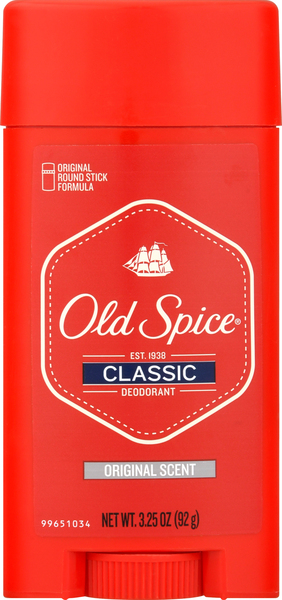 Old Spice Deodorant, Classic, Original Scent